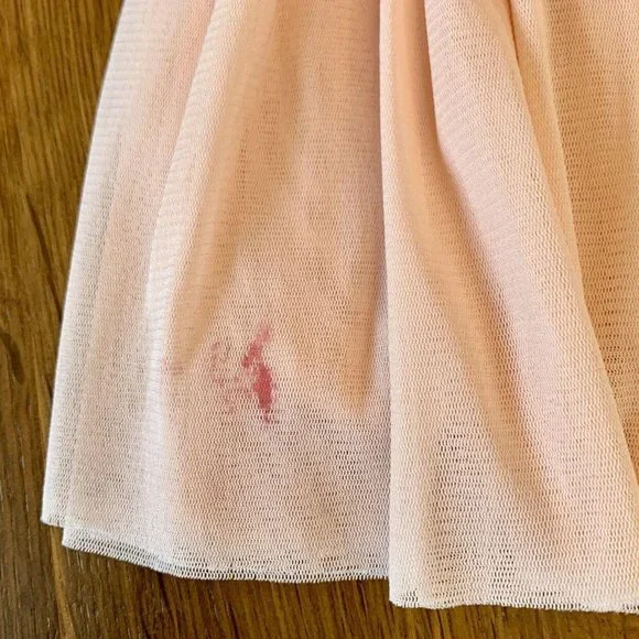 JUNK FOOD Girls Tulle Skirt 2T 2 Pink & Gold Tutu Toddler Girl Soft - Picture 4 of 5